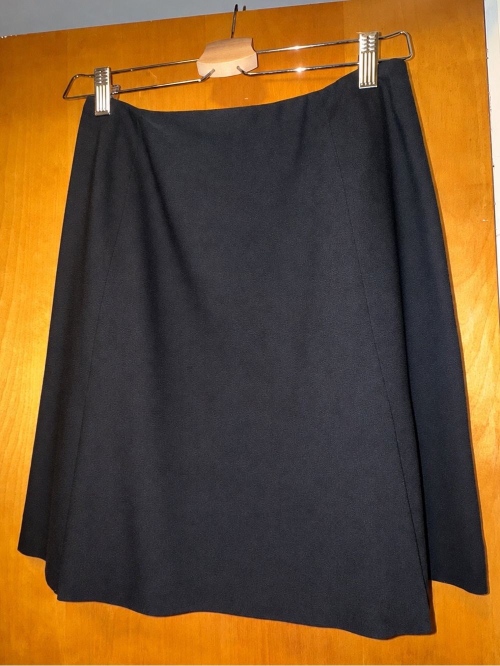 Saks Fifth Avenue Black A-Line Skirt - Picture 1 of 3